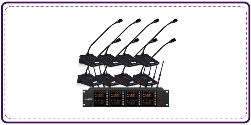 一拖八无线麦克风